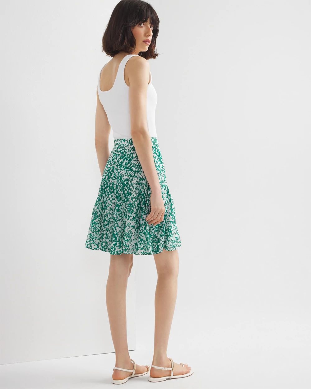 Floral Mini Skirt