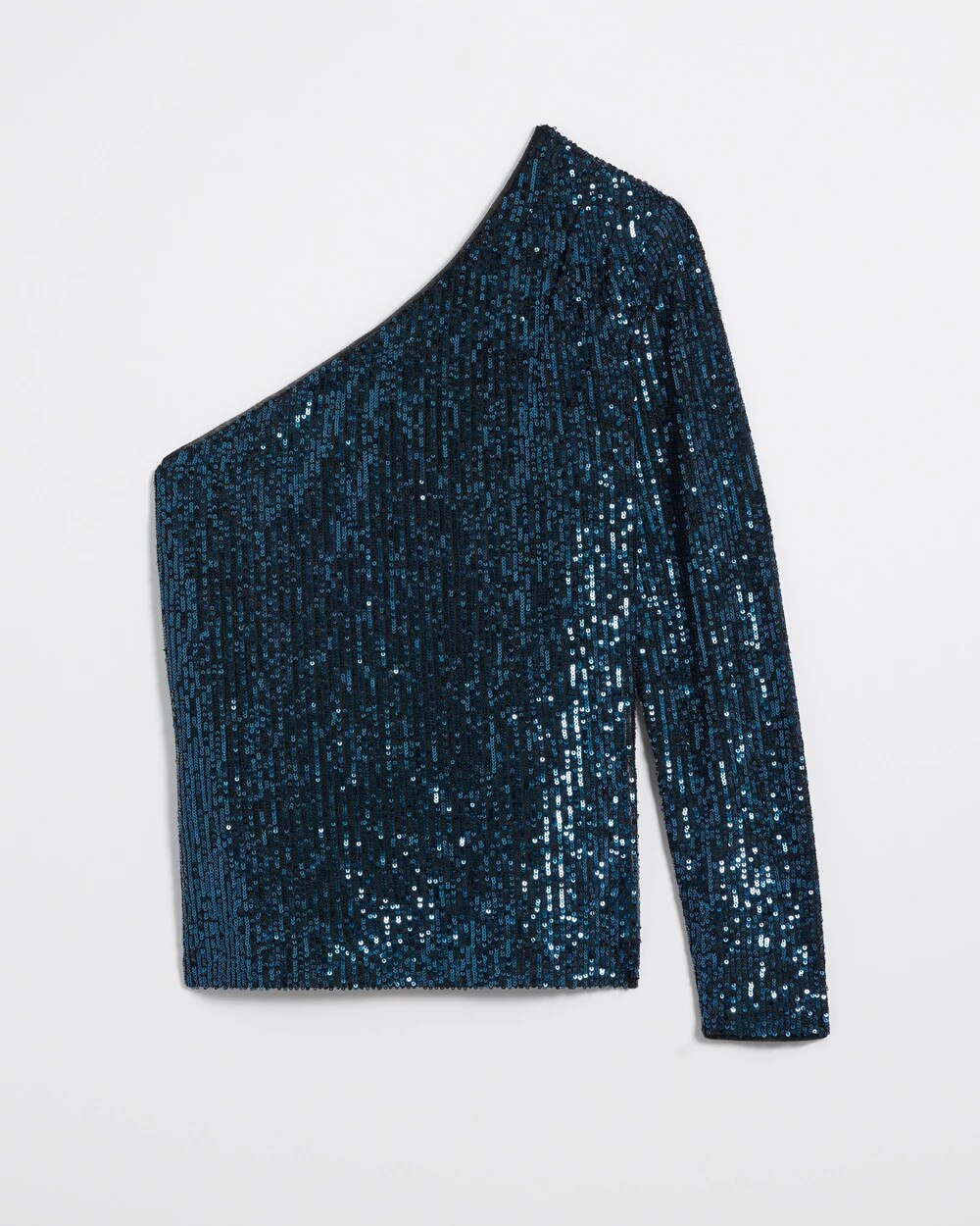 sequin shoulder top