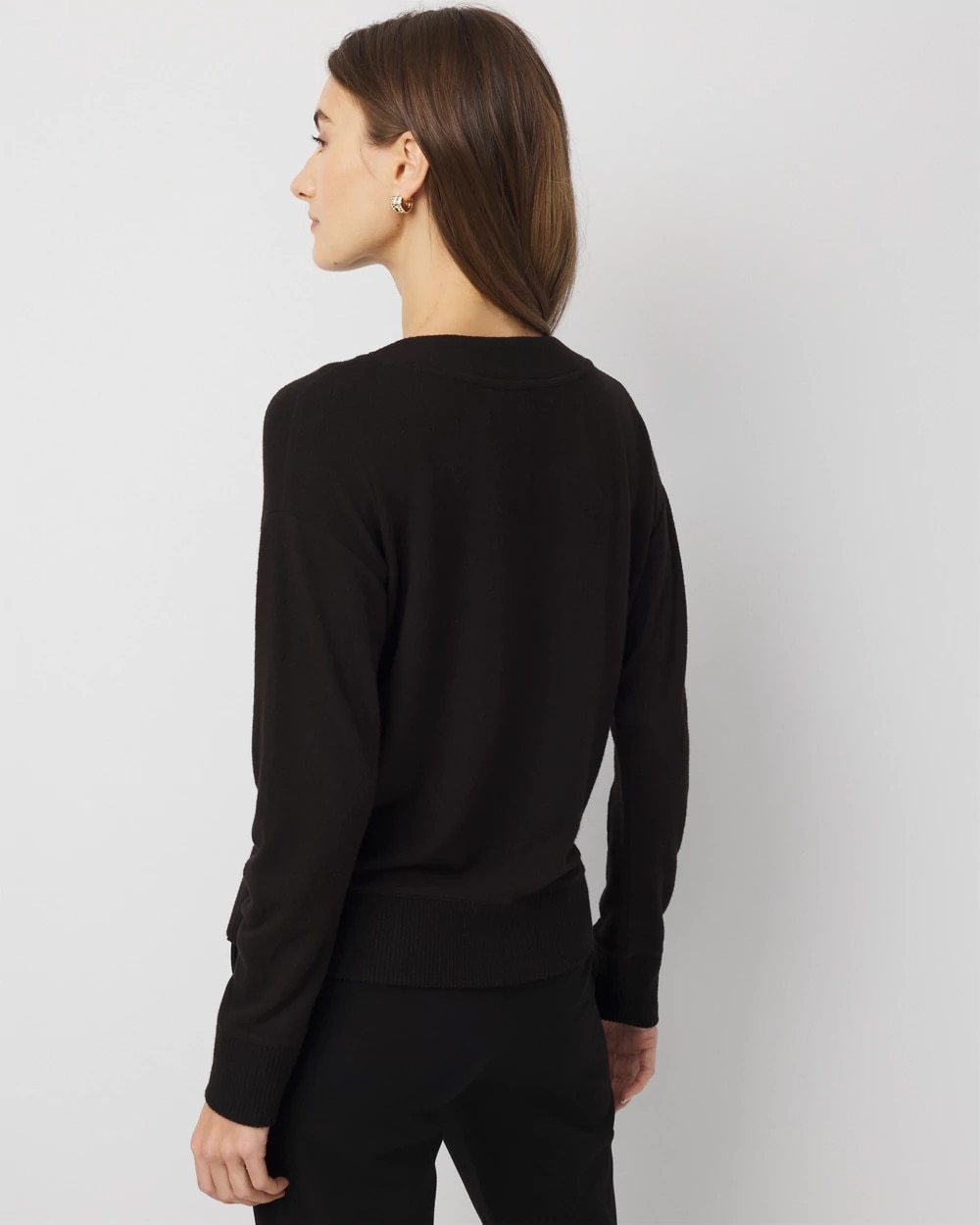 Embellished V-neck Top