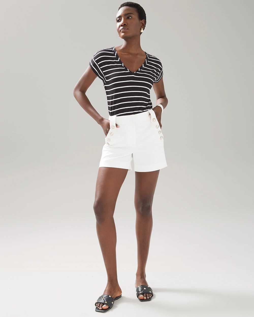 Black house white sale market shorts