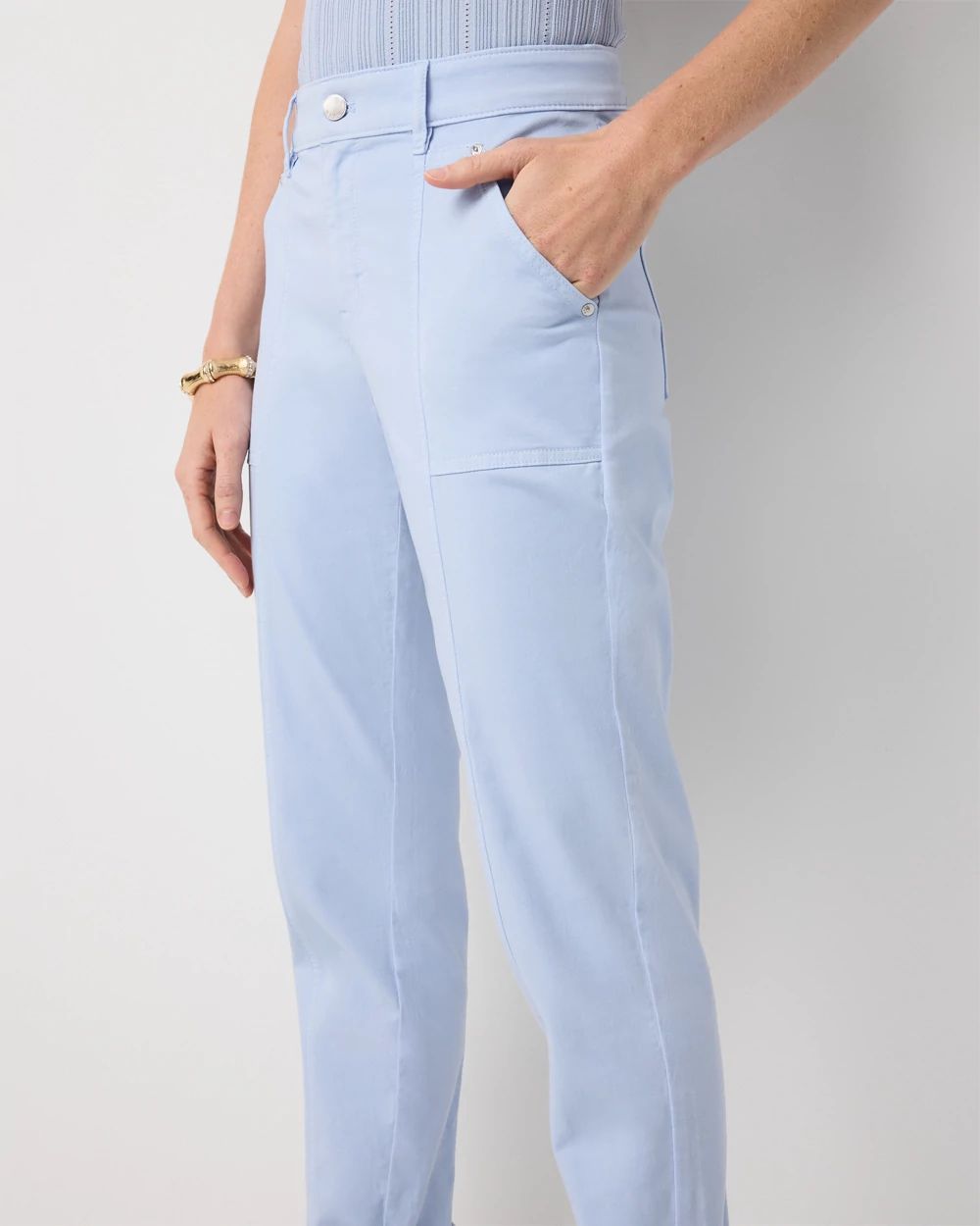 Mid-Rise Pret Crop Pant click to view larger image.