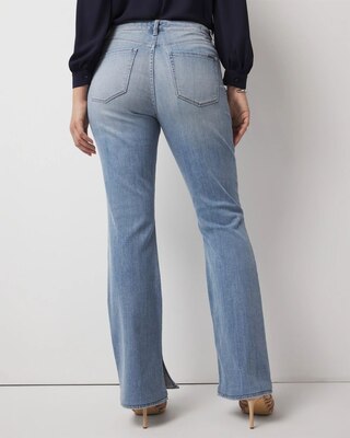 High-Rise Slit Hem Bootcut Jean click to view larger image.