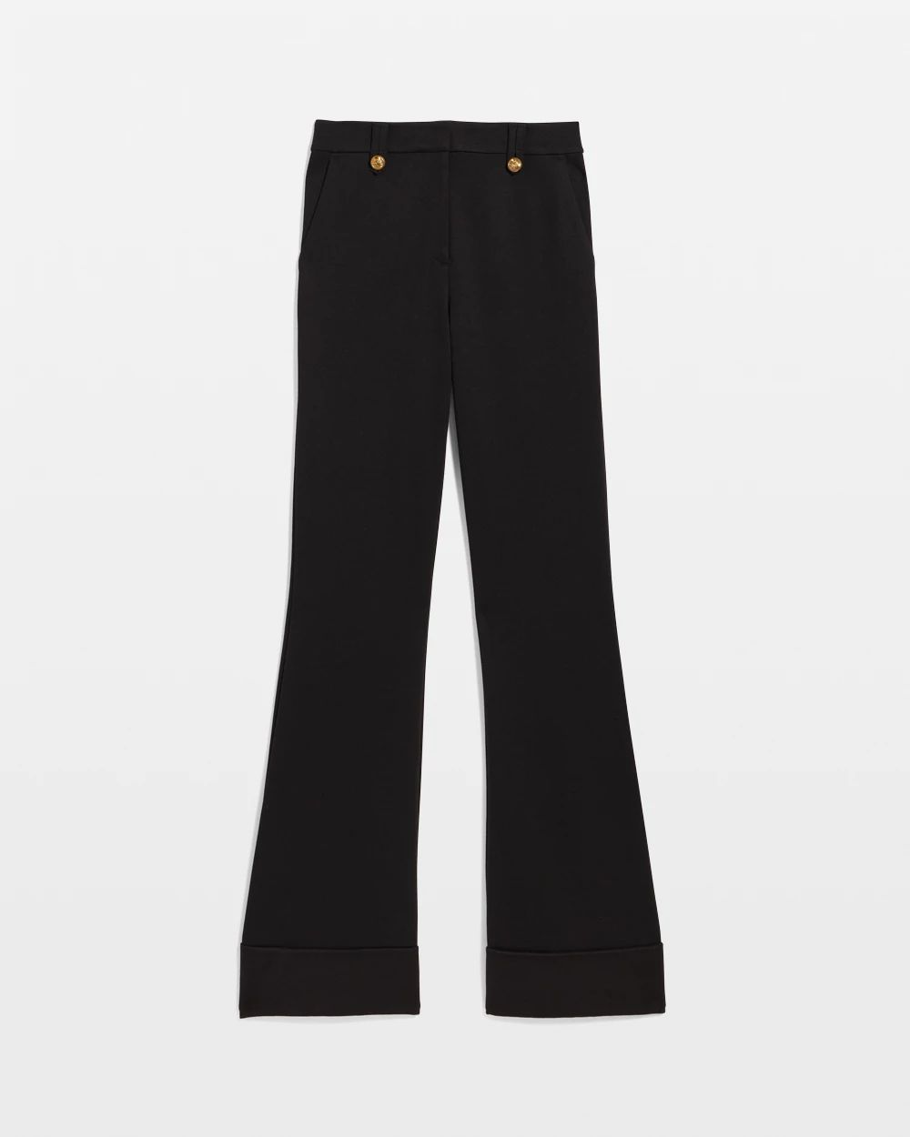 Button Detail High-Rise Piper Flare Pant click to view larger image.