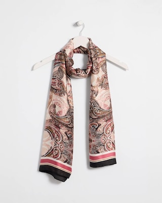 Paisley Print Scarf click to view larger image.