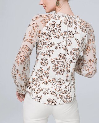 Matte Jersey Constellation Print Top
