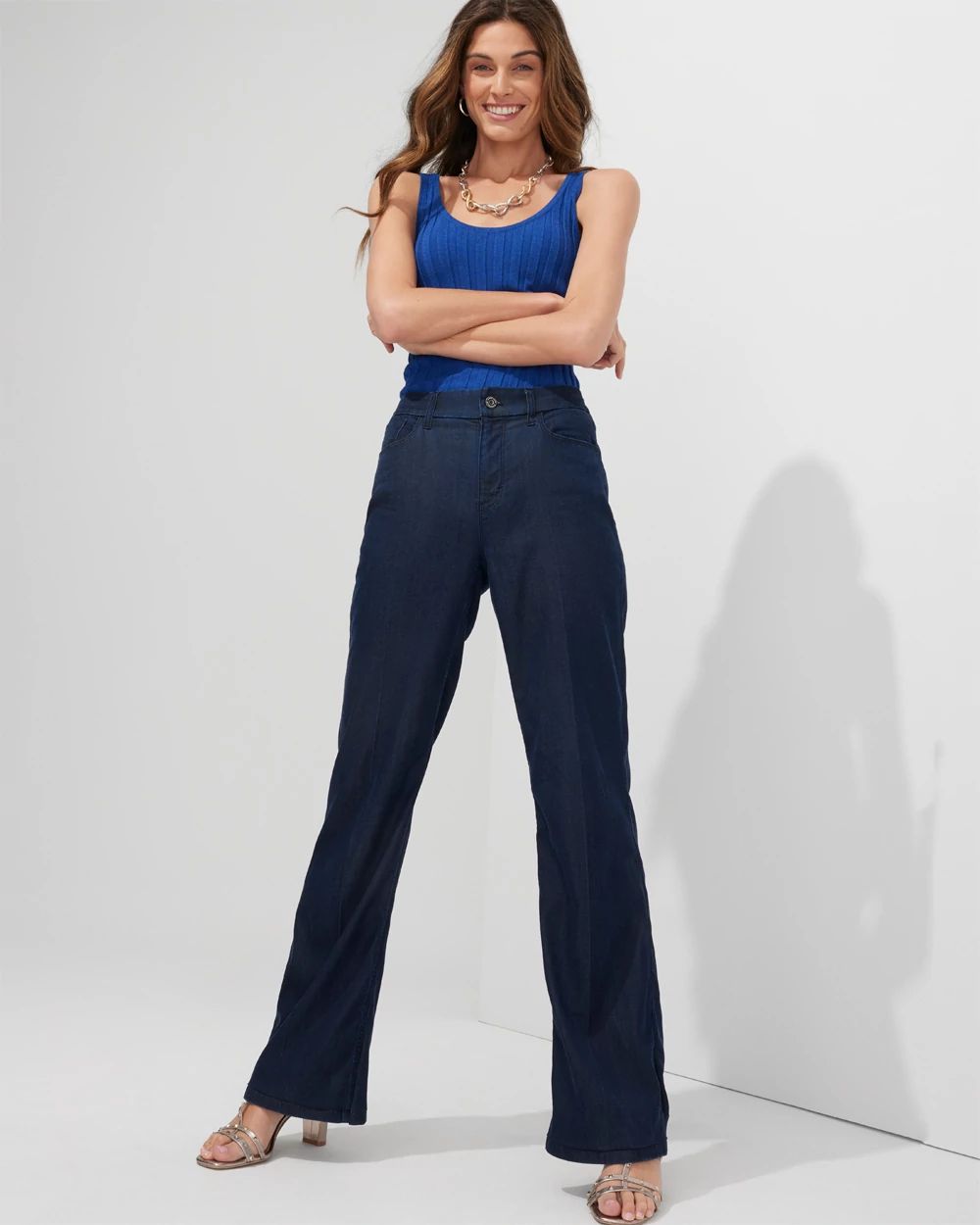Outlet WHBM High-Rise Wide-Leg Jeans