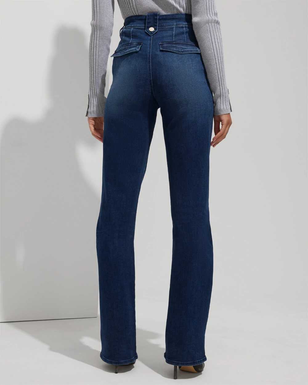 Outlet WHBM XHR Denim Trouser With Tab click to view larger image.