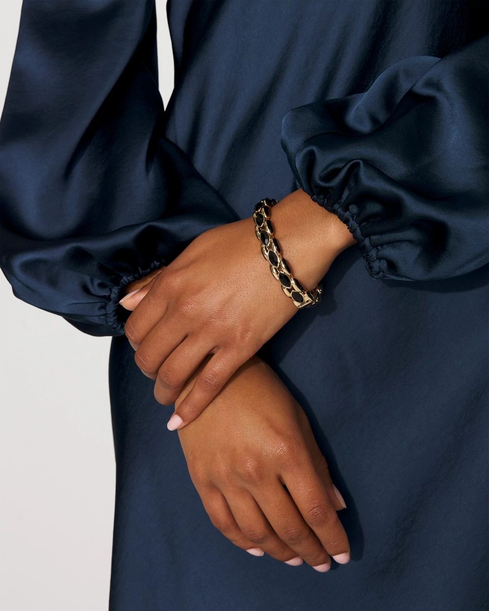 Hematite Hinge Bracelet