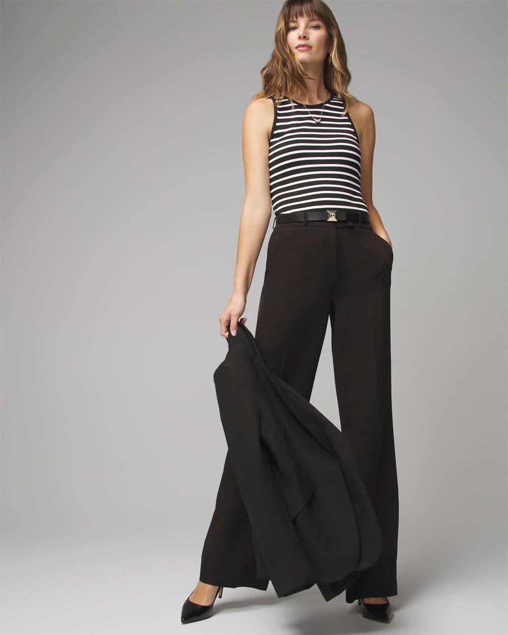 WHBM FORME™ Ribbed Stretch Tank