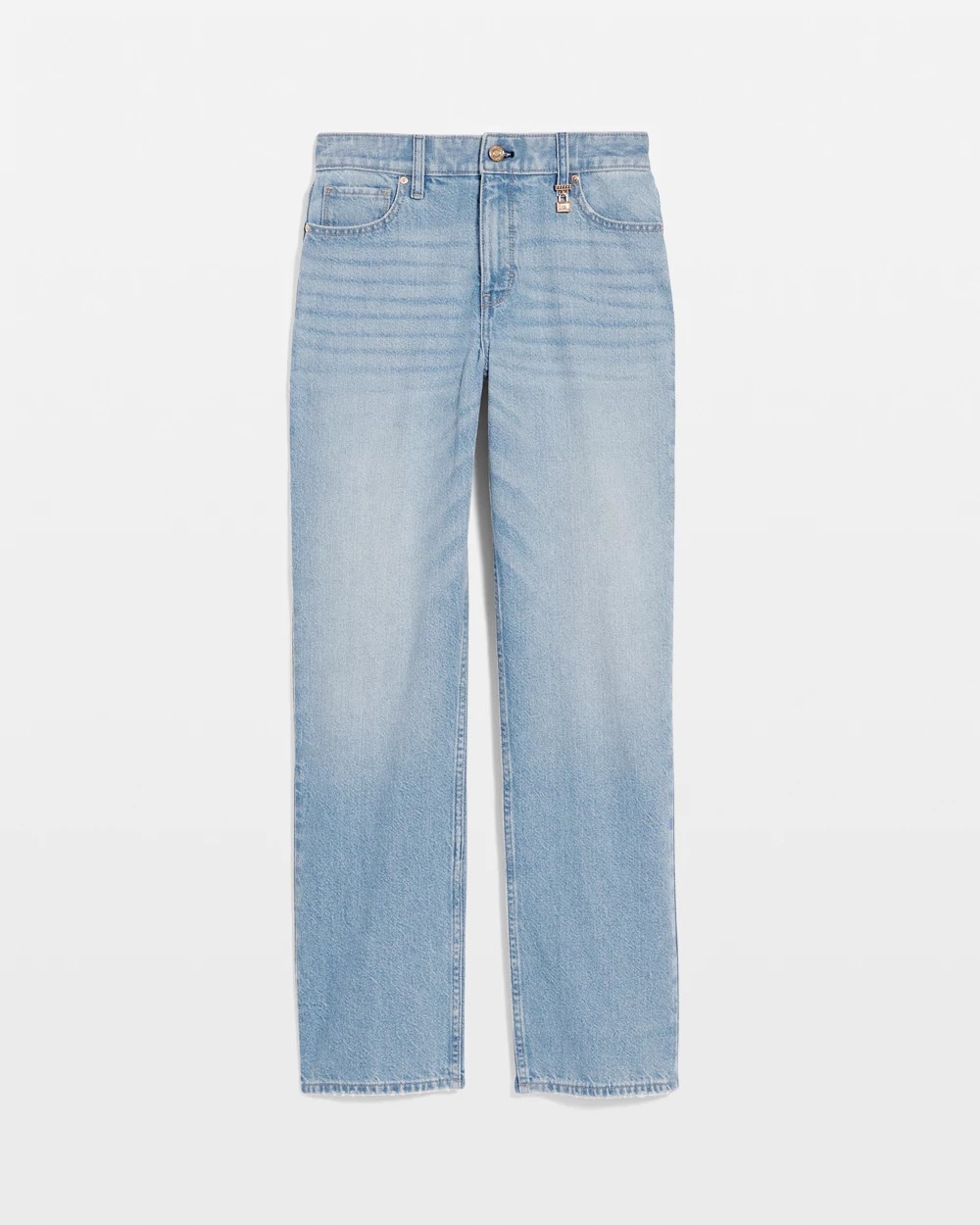 Rigid Stretch High Rise Straight Jean