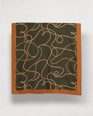 Chain Print Scarf Wrap click to view larger image.