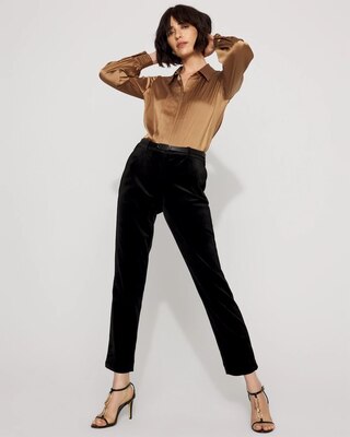 Pintuck Satin Shirt click to view larger image.