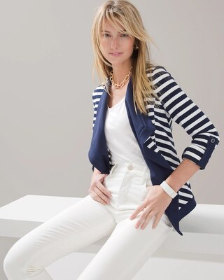 Drape Front Cardigan Jacket