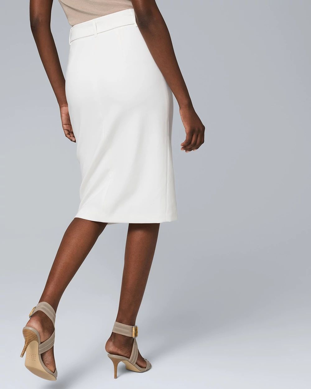 Cargo Pencil Skirt with Removable Belt