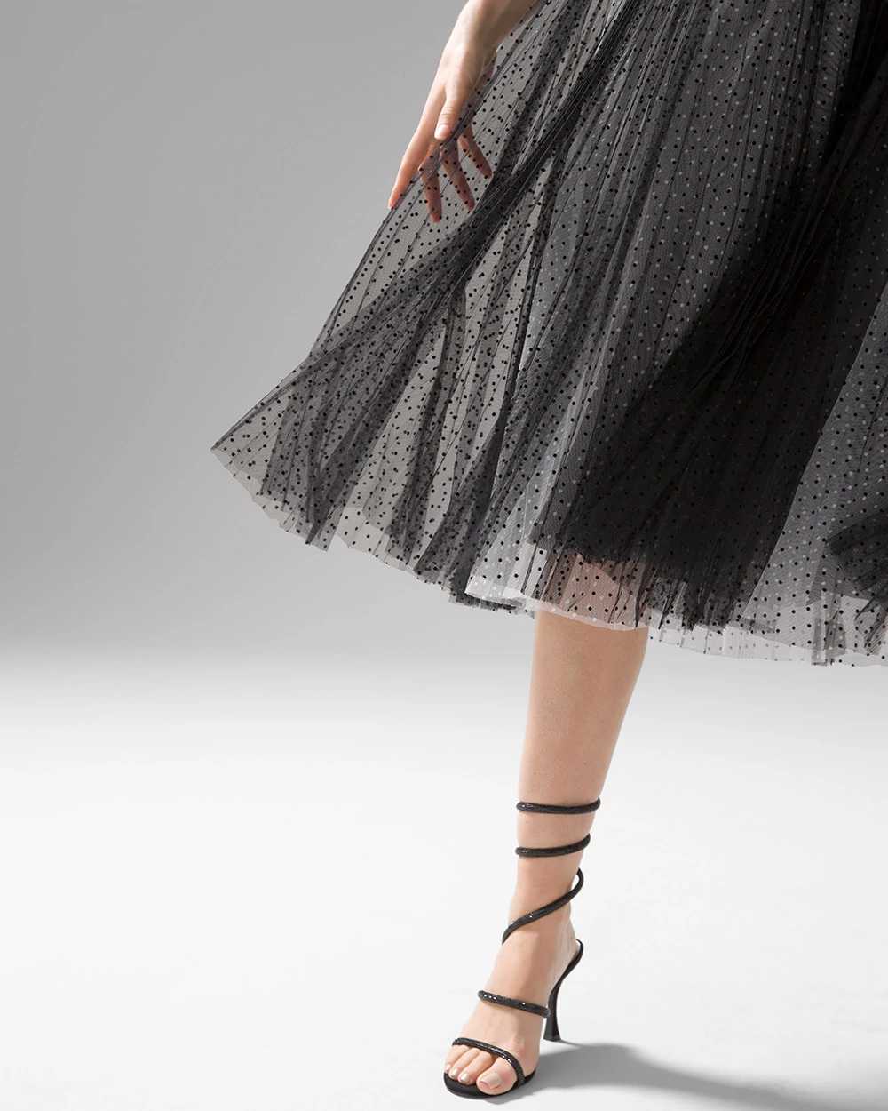 White house black market tulle hot sale skirt