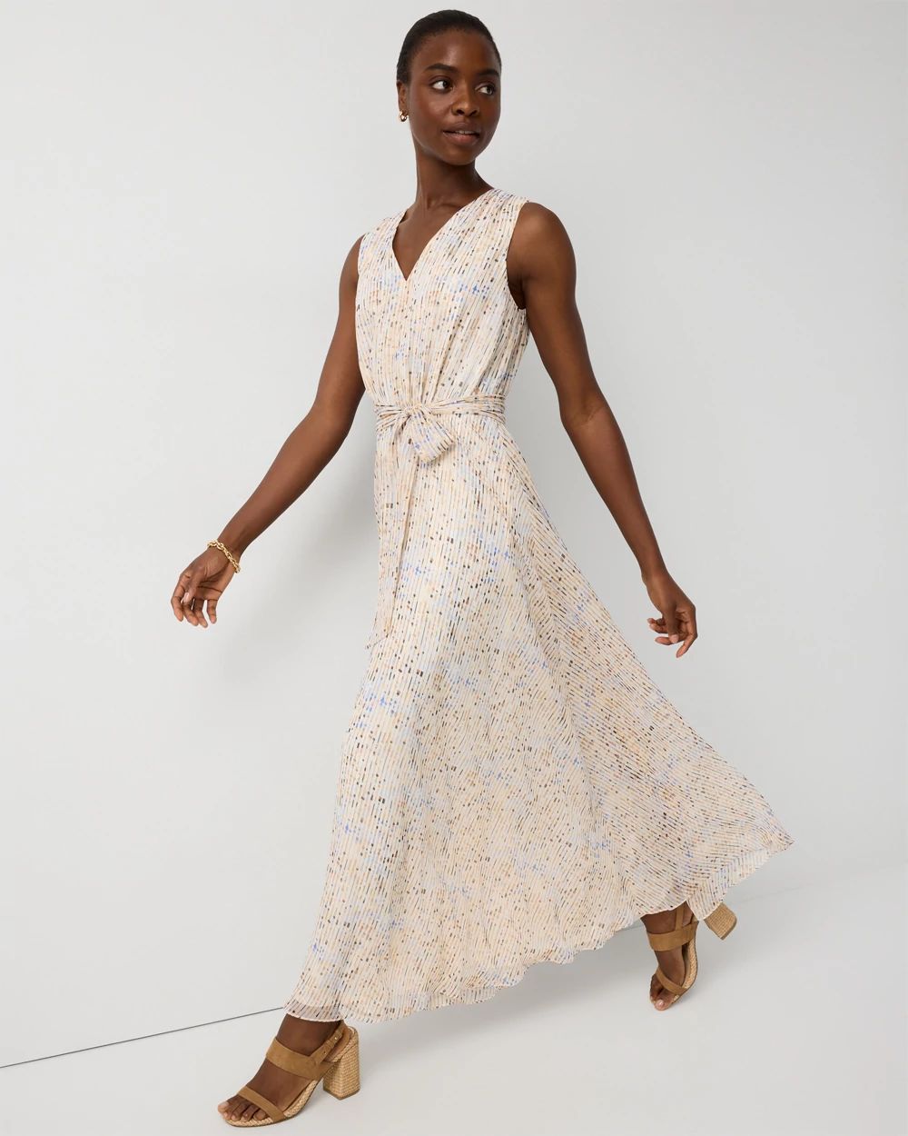 Chevron Maxi Dress click to view larger image.