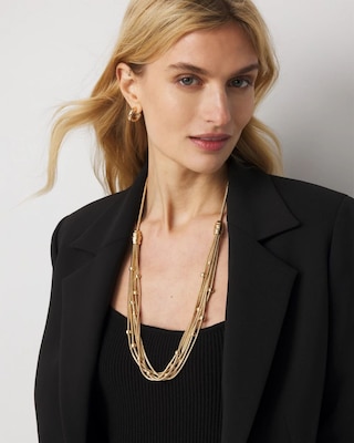 Sculptural Knots Necklace