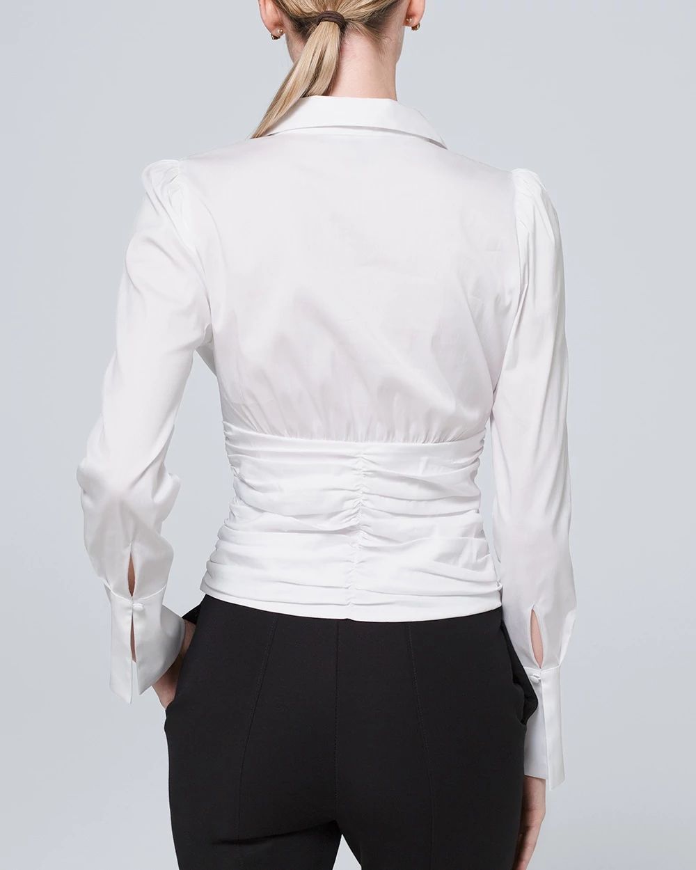 35th Anniversary Ruched-Waist Shirt click to view larger image.