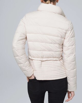 Peplum Puffer Jacket