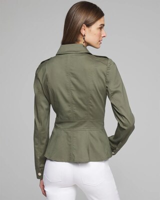 Outlet WHBM Stretch Sateen Jacket