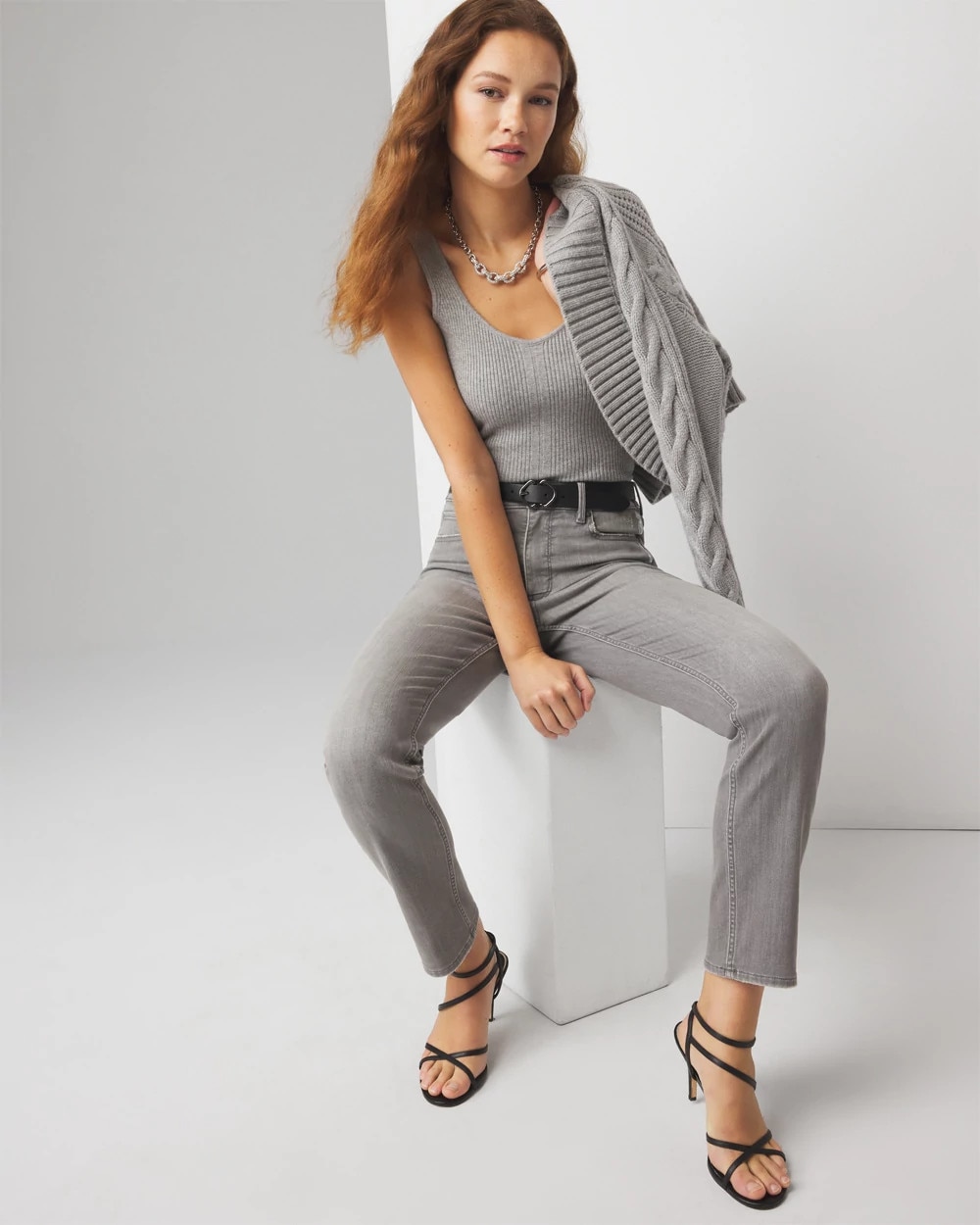 Ribbed Knit Sweater Tank