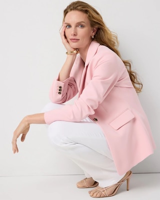 Ruched Sleeve Blazer click to view larger image.