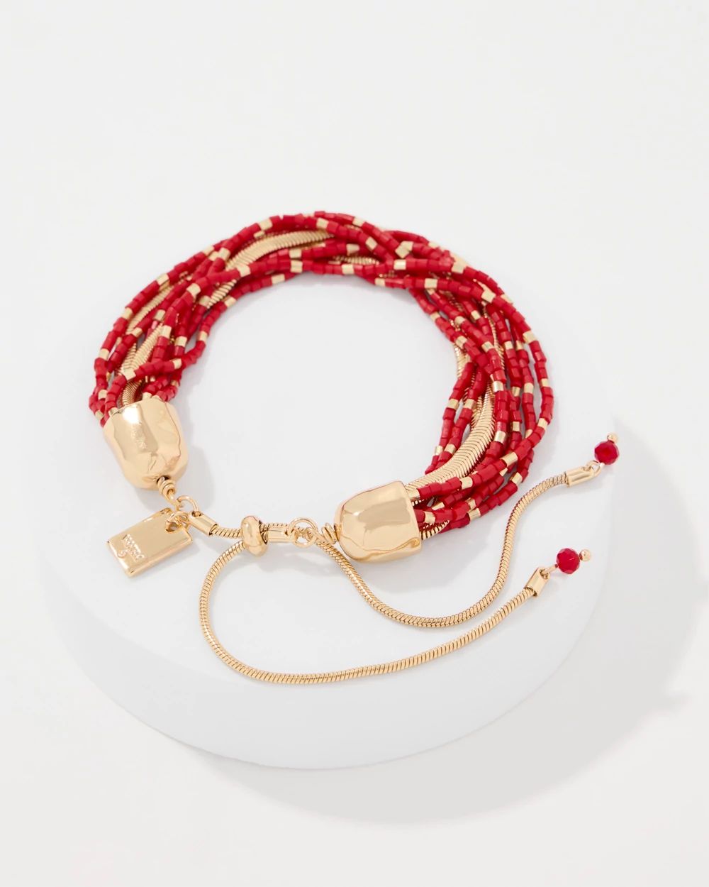 Seed Bead Multistrand Bracelet