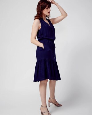 Drawstring Mini Dress