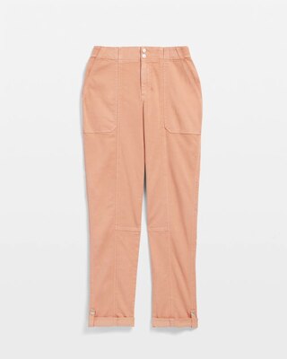 Mid-Rise Pret-A-Pedi Straight Crop Pants click to view larger image.