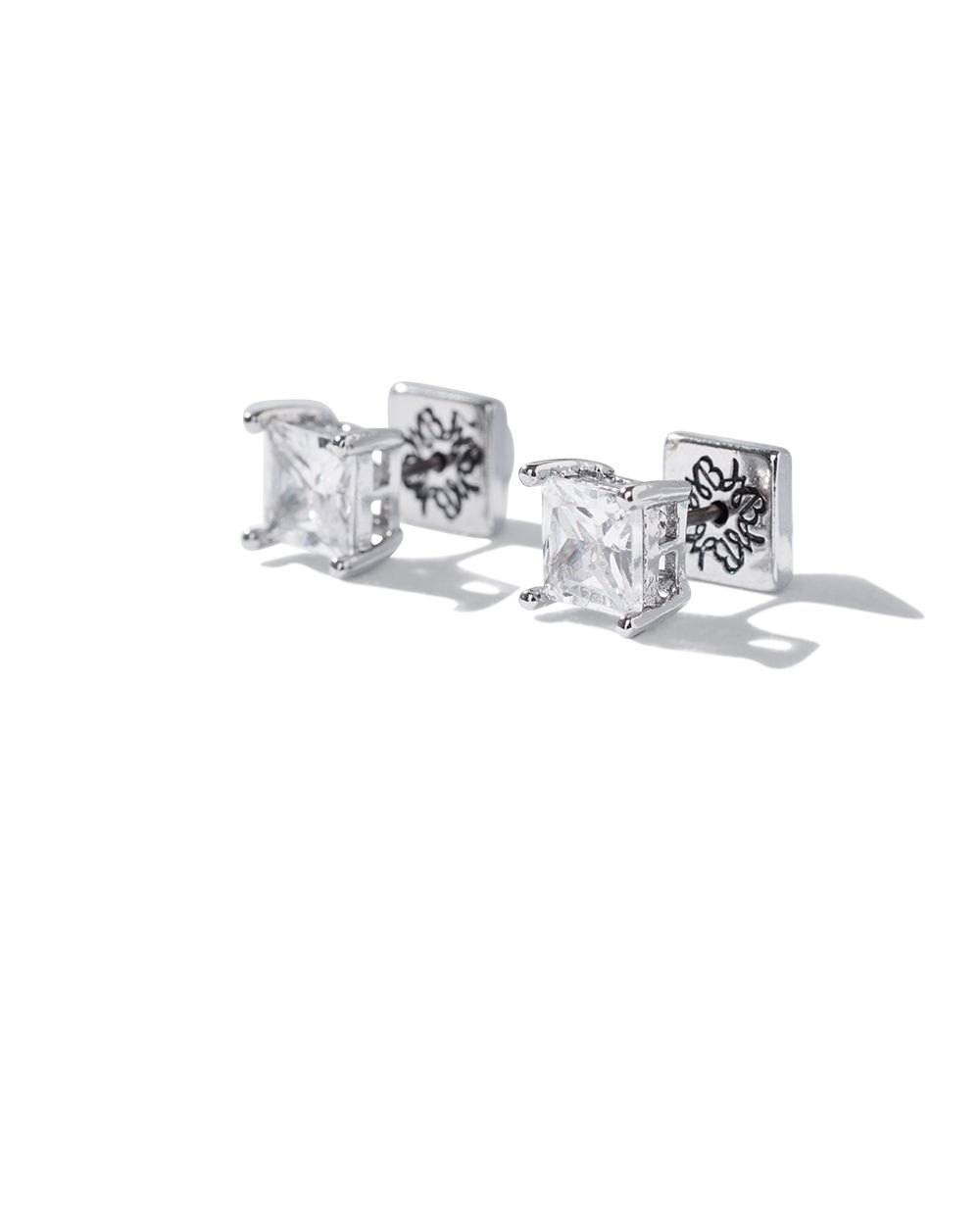 CZ Princess Stud Earrings
