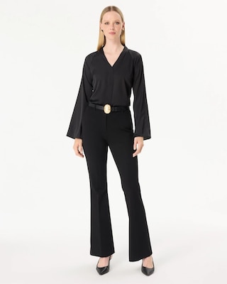 Raglan Sleeve Satin Shirt click to view larger image.