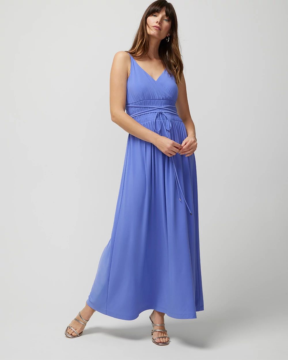 Strappy Matte Jersey Maxi Dress
