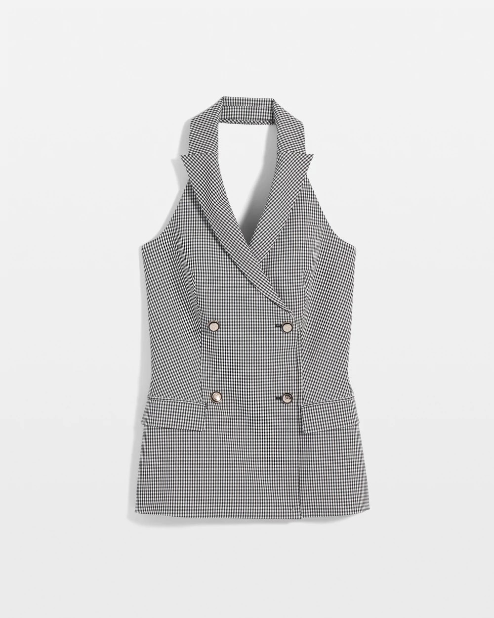 Gingham Halter Vest - image 5