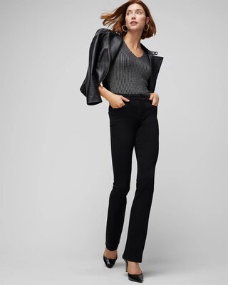Jacquard Puff Sleeve Top