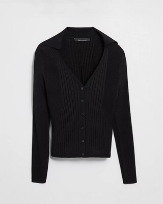 Ribbed Cardigan
