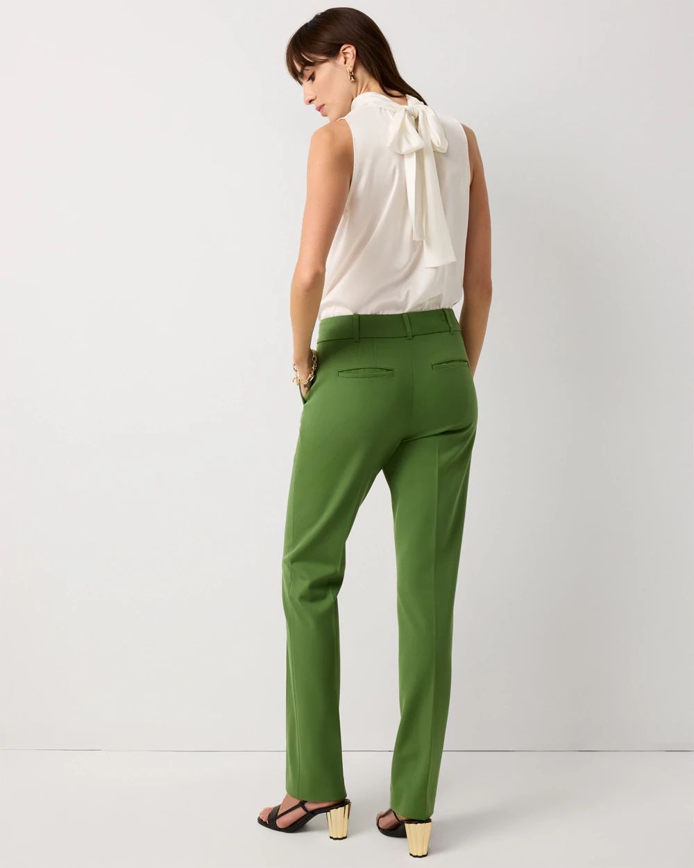 High-Rise Zoey Straight Pant click to view larger image.