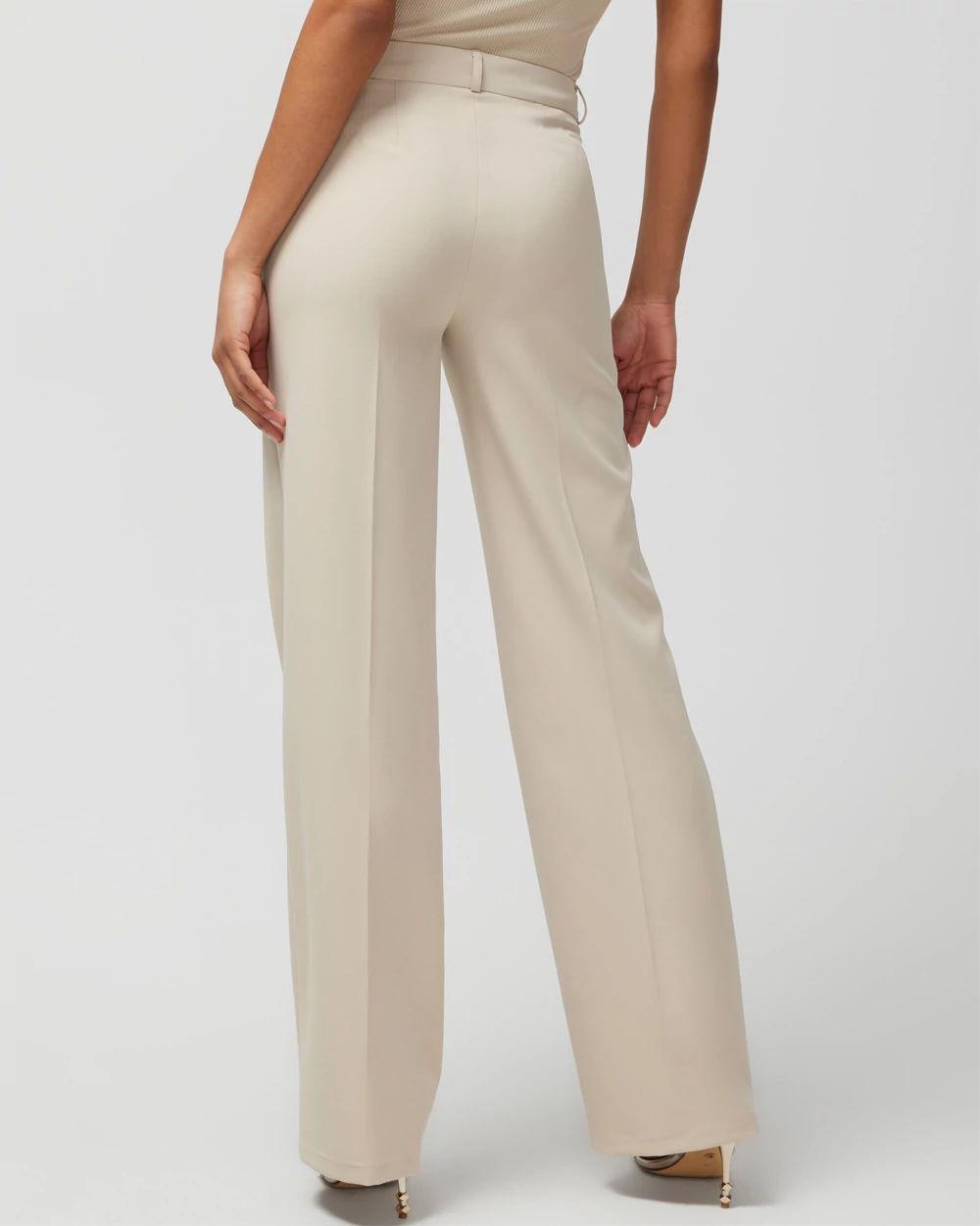WHBM® Luna Wide Leg Trousers click to view larger image.