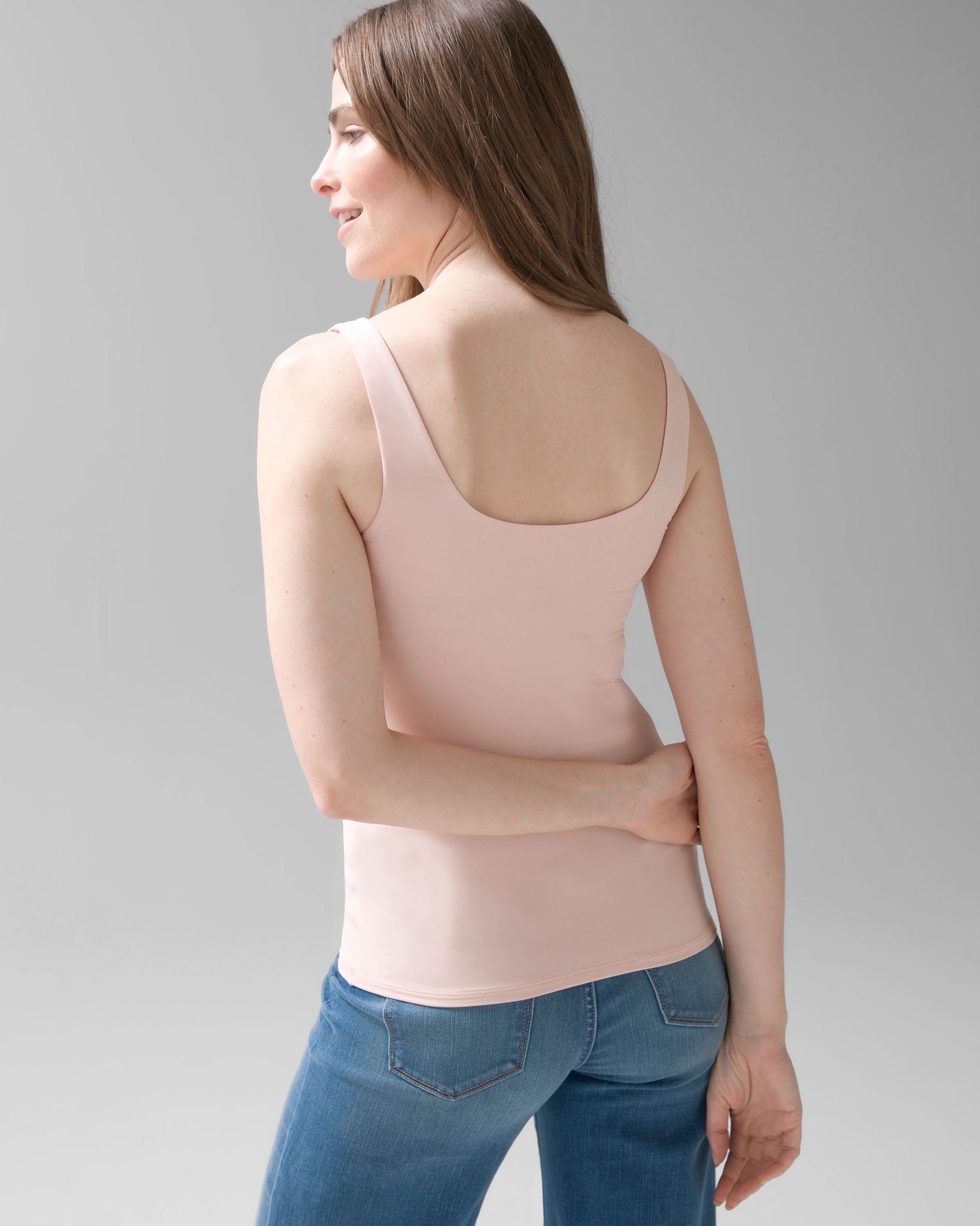 WHBM FORME™ All Ways Stretch Dual Neck Tank
