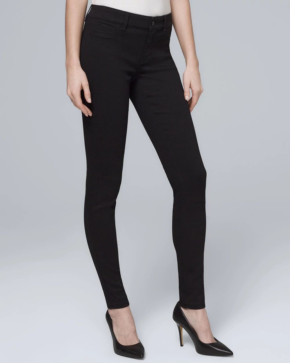 Classic-Rise Black Jeggings