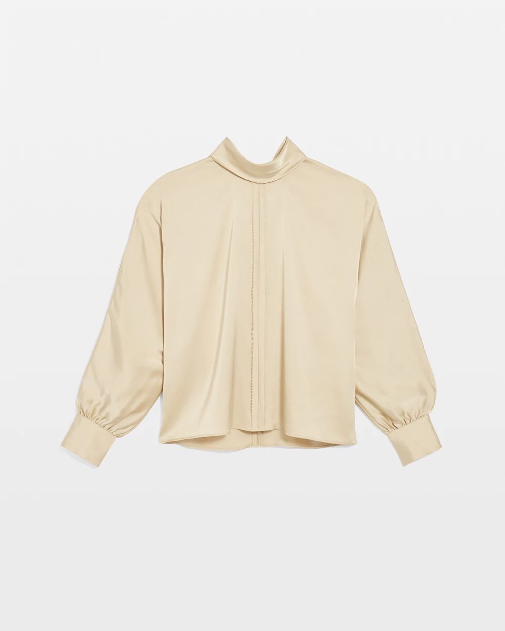 Tie Back Satin Blouse click to view larger image.