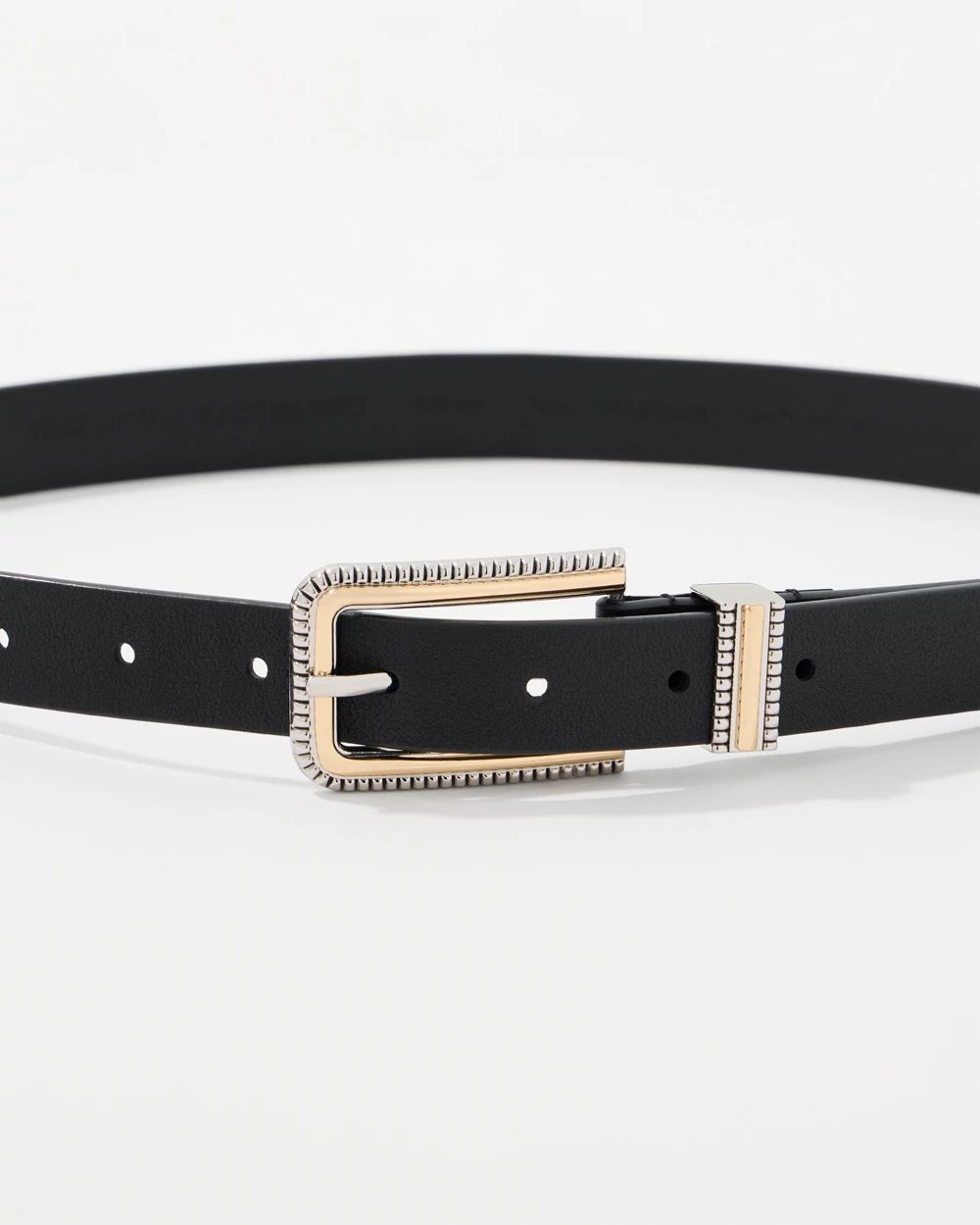 Etched Mixed Metal Pant Belt click to view larger image.