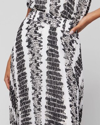 Pleated Midi Skirt
