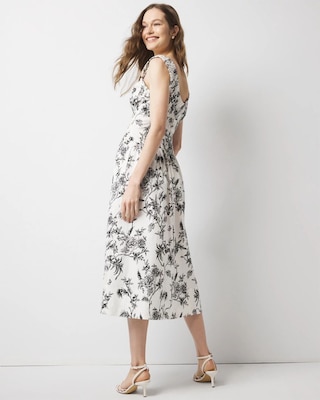 Petite Ruched Tank Midi Dress click to view larger image.