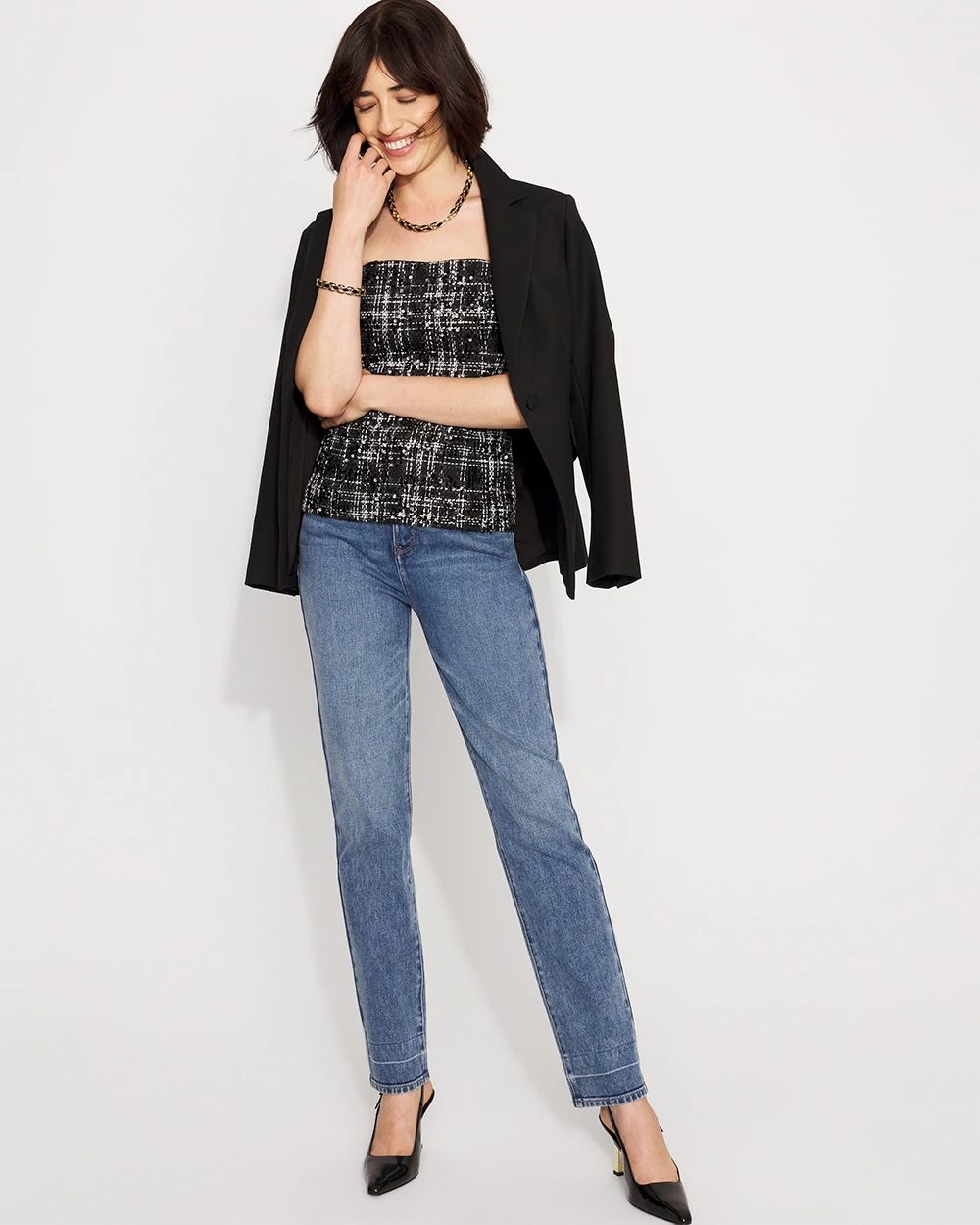 Extra High-Rise Straight Jean