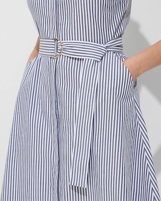Outlet WHBM Striped Dress click to view larger image.