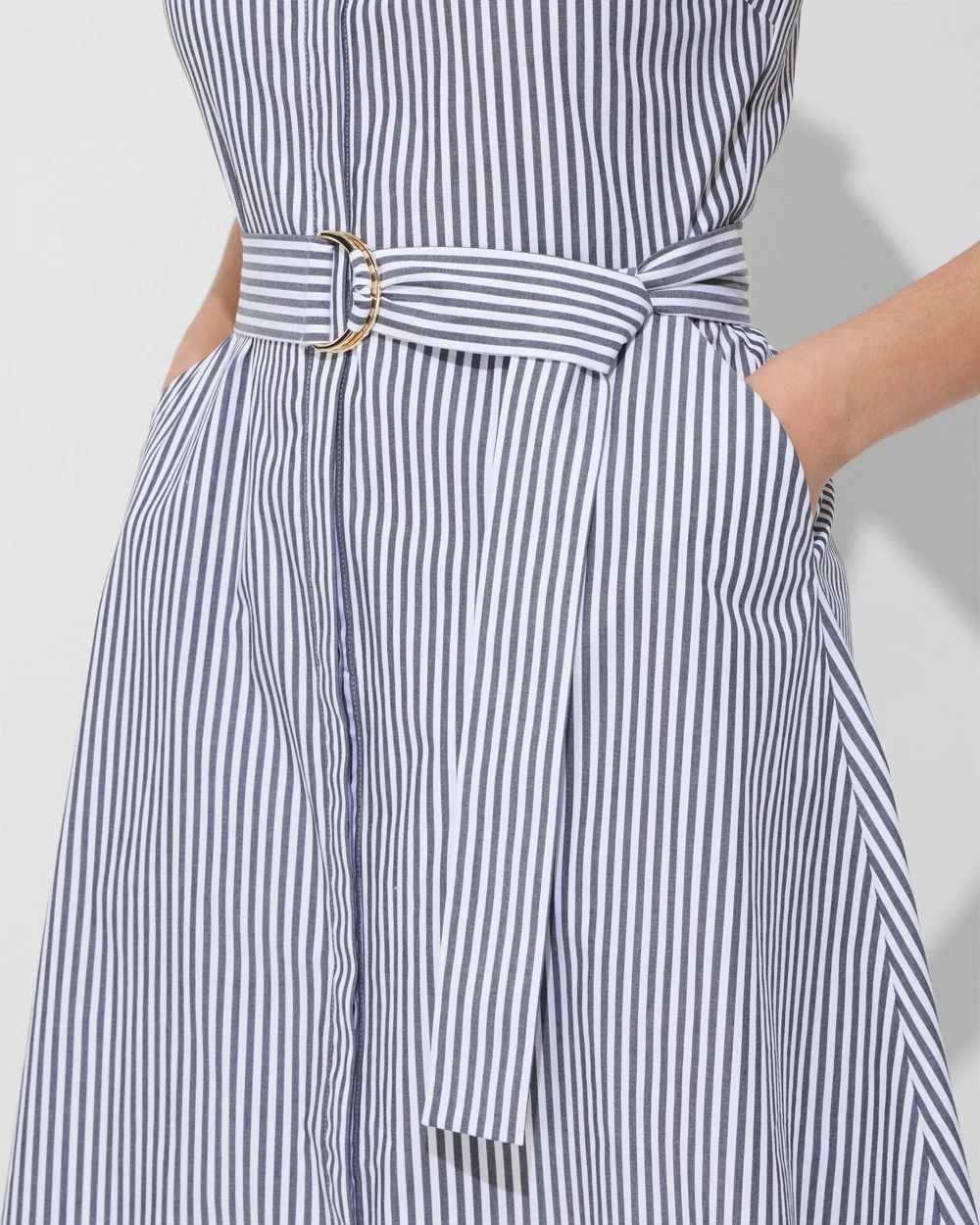 Outlet WHBM Striped Dress click to view larger image.