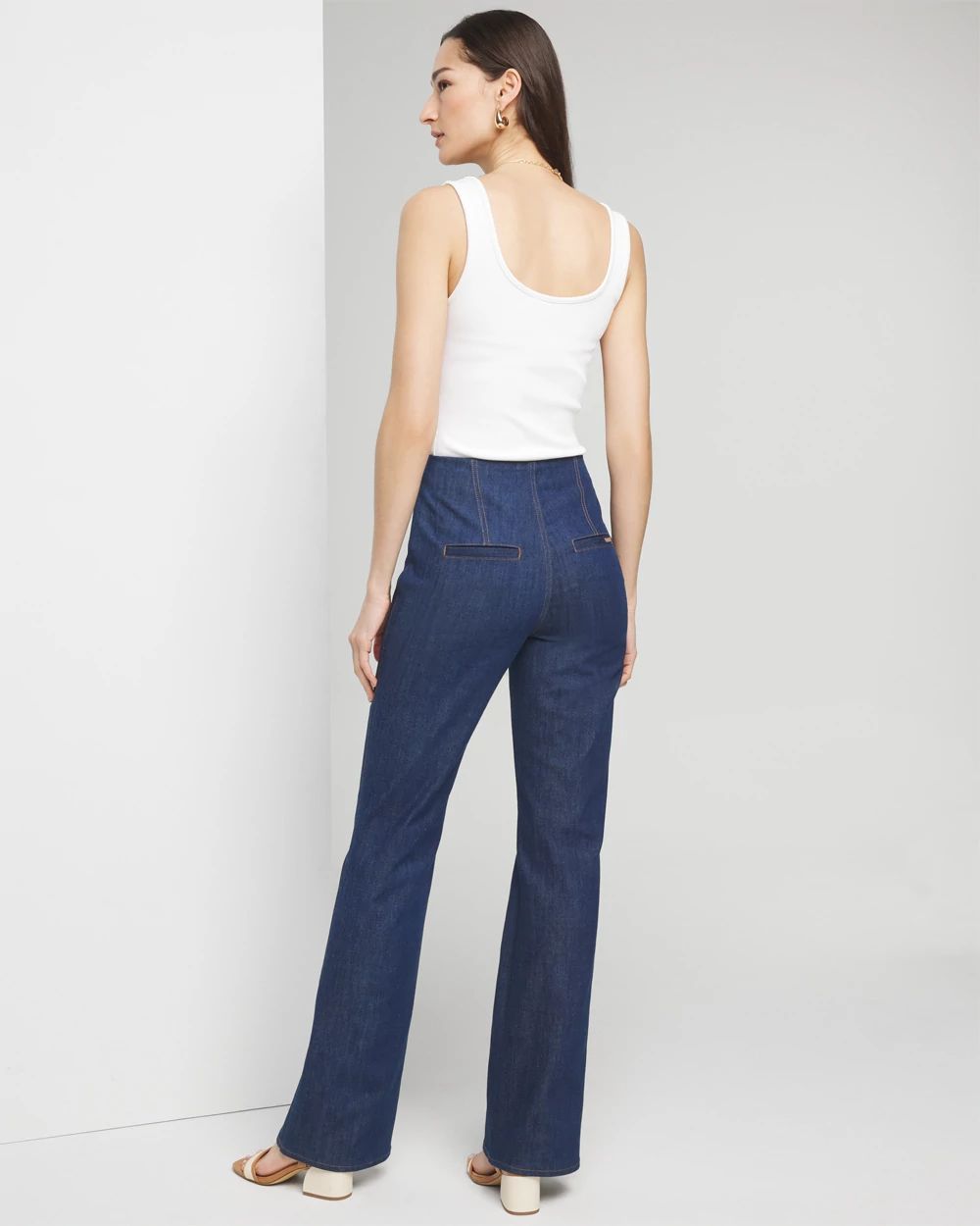Extra High-Rise Sculpt Denim Trouser click to view larger image.