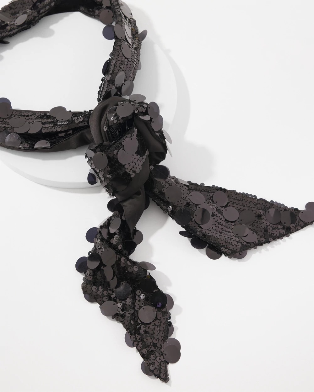 Sequin Skinny Scarf