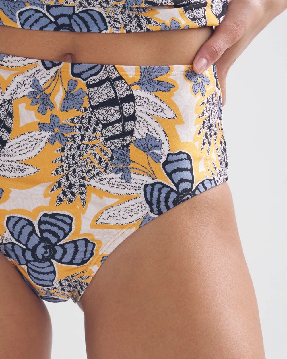 High-Waisted Swim Bottom