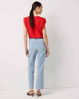Mid-Rise Straight Ankle Jean click to view larger image.